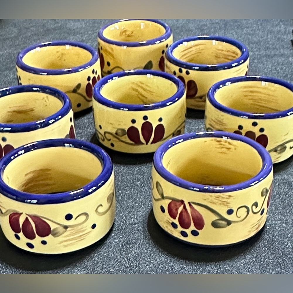 Ceramic Vintage Napkin Holders Lot of 8